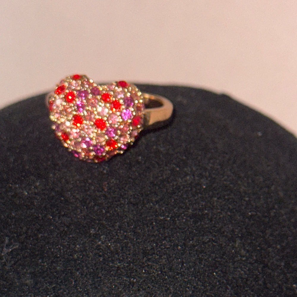 Avon Multicolor Heart Ring